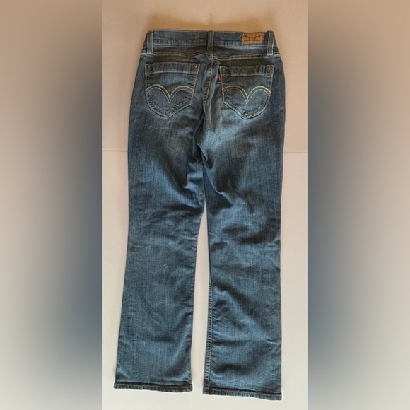 LEVI’S Women’s‎ 529 Curvy Bootcut Denim Jeans W28 L32 EUC Medium Wash - Picture 11 of 12